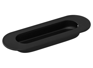 MHS120 BL, ручка для раздвижных дверей, цвет - черный