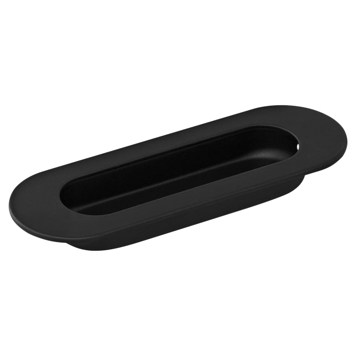 MHS120 BL, ручка для раздвижных дверей, цвет - черный