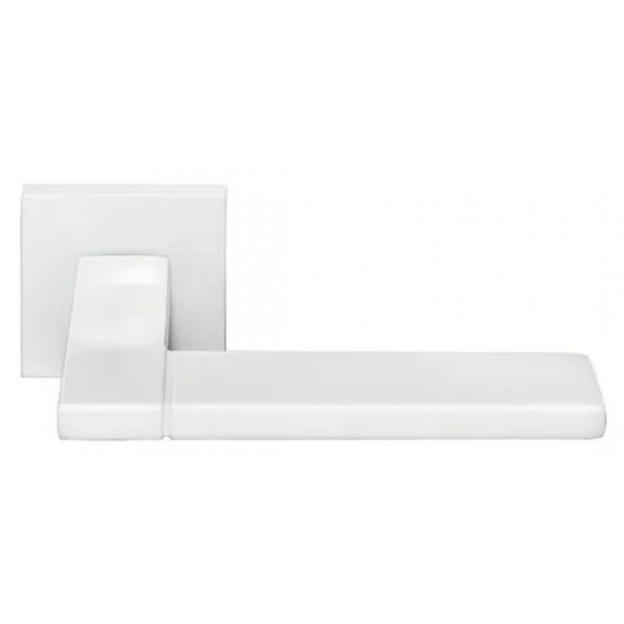 YSTAD, ручка дверная на квадратной накладке MH-47-S6 W, цвет - белый