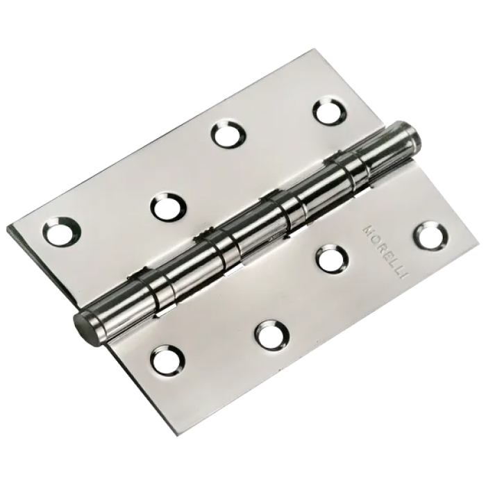 MS 100X70X2.5-4BB SN, петля стальная универсальная 1шт.,  цвет бел.никель