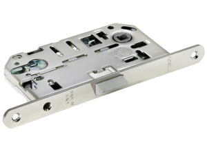 IP L B, защелка бесшумная под цилиндр, цвет - черный