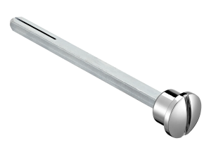 LUX-SPINDLE-WC 110 BIA, четырехгранник 110мм с кнопкой, цвет - белый