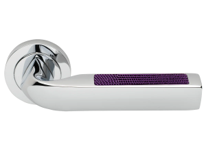 MATRIX-2 R2 CSA/NERO, ручка дверная, цвет -  матовый хром/черный