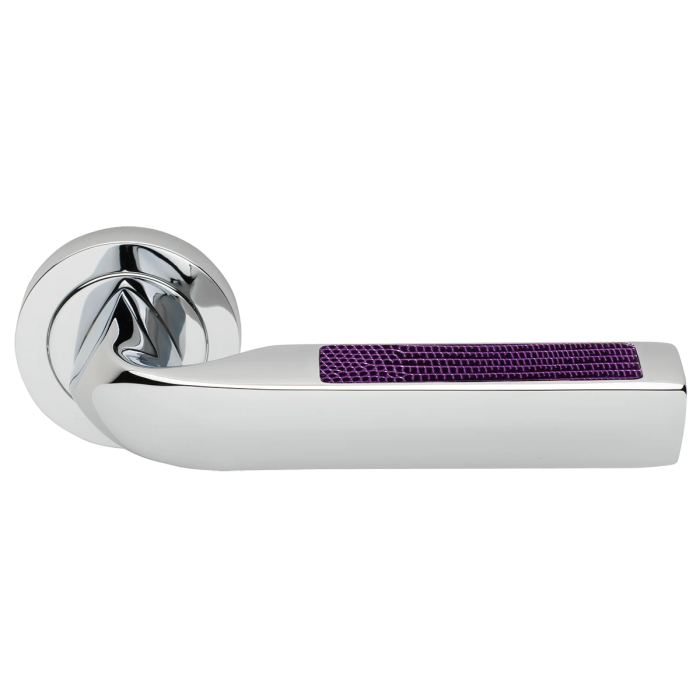 MATRIX-2 R2 CRO/IGUANA, ручка дверная, цвет -  хром/принт игуаны