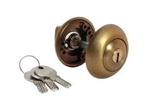 MH-CYL AB, завертка с цилиндром, цвет - античная бронза