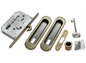 MHS150 L AB, комплект для раздвижных дверей, цвет - античная бронза