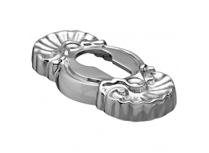 LUX-KH-V CRO, накладка на евроцилиндр, цвет -  хром