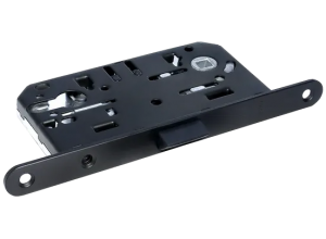 1885P BL, защелка бесшумная под цилиндр, цвет черный