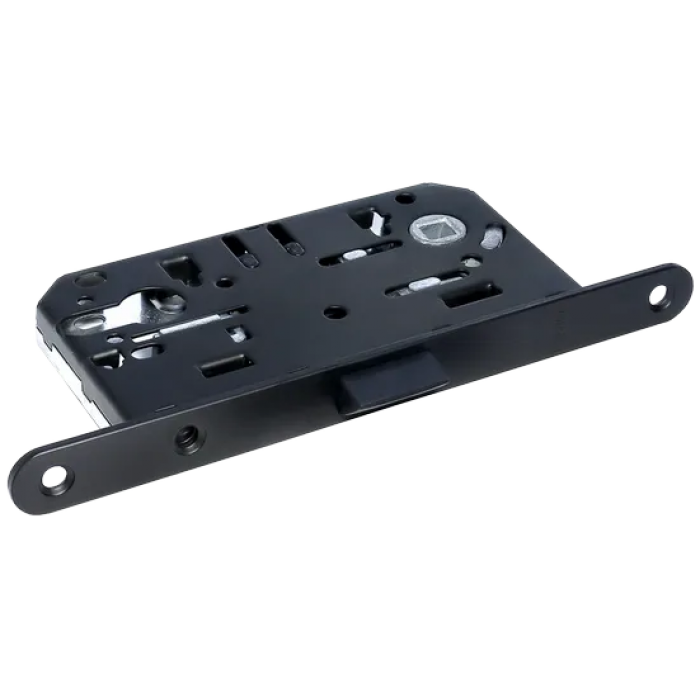 1885P BL, защелка бесшумная под цилиндр, цвет черный