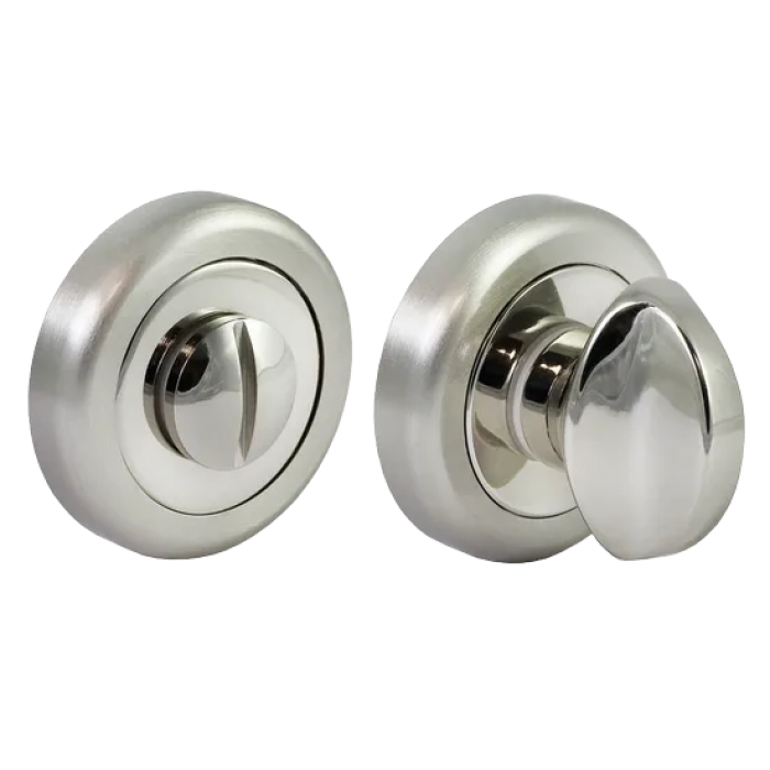 LUX-WC-R4-LU NIS/NIK, завертка сантехническая, цвет - матовый никель/никель