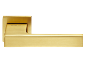 LOT ручка дверная  на квадратной розетке 6 мм, MH-56-S6 SSC, цвет - супер матовый хром