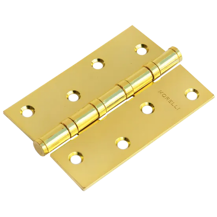 MS 100X70X2.5-4BB PG, петля стальная универсальная 1шт., цвет золото