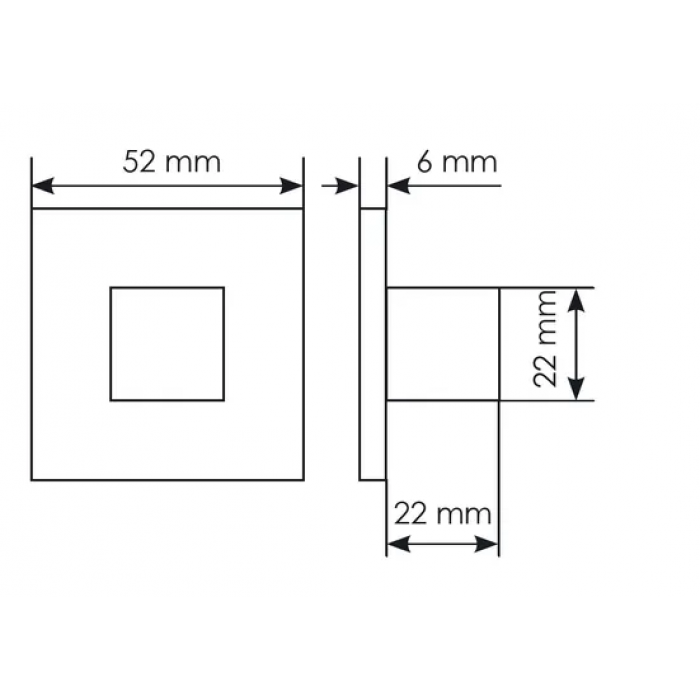 MH-WC-S6 BL, завертка сантехническая, цвет - черный