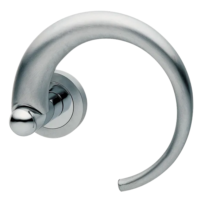 LANGOUST R2 CSA/CRO, ручка дверная, цвет -  матовый хром/хром