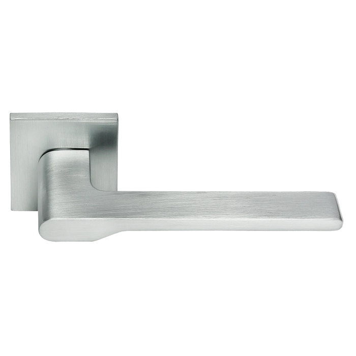 MERCURY, ручка дверная на квадратной накладке MH-53-S6 SC, цвет - матовый хром