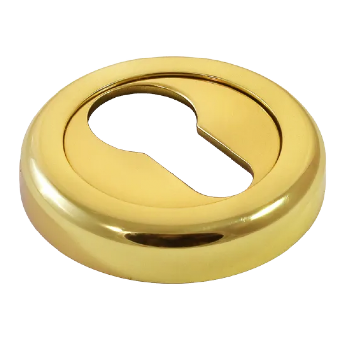 LUX-KH-R4 OTL, накладка на евроцилиндр, цвет - золото