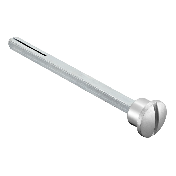 LUX-SPINDLE-WC 110 CSA, четырехгранник 110мм с кнопкой, цвет - мат. хром