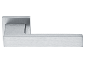 LOT ручка дверная  на квадратной розетке 6 мм, MH-56-S6 SSC, цвет - супер матовый хром