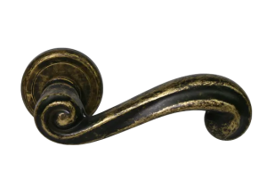 PLAZA, ручка дверная CC-1 FEA, цвет - состаренное серебро