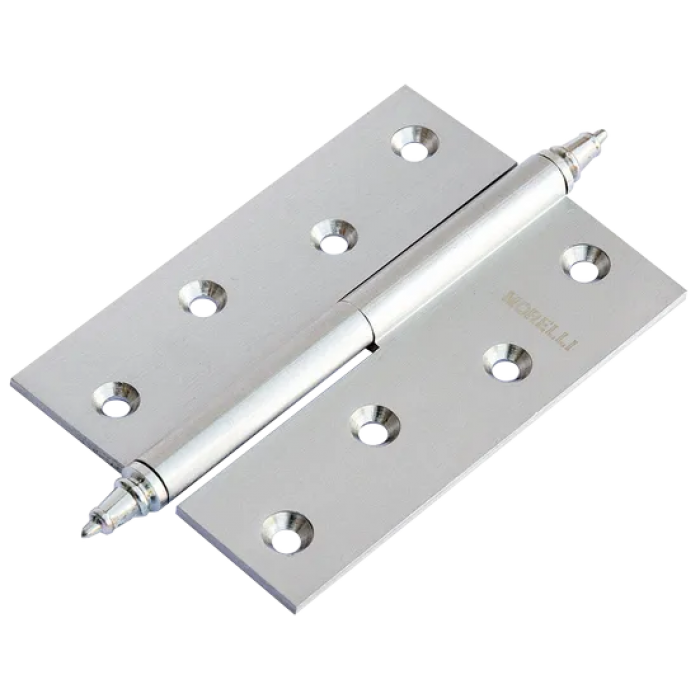 MB 100X70X3 SC R C, петля латунная с коронкой правая, цвет - мат.хром