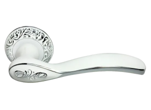 CATHERINE, ручка дверная MH-36-CLP W/PC, цвет - белая эмаль/хром