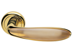 MURANO R4 CRO/ROSA, ручка дверная, цвет - хром/кварц