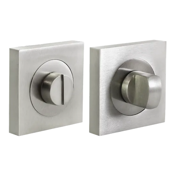 LUX-WC-S2 NIS/NIK, завертка сантехническая, цвет - матовый никель/никель