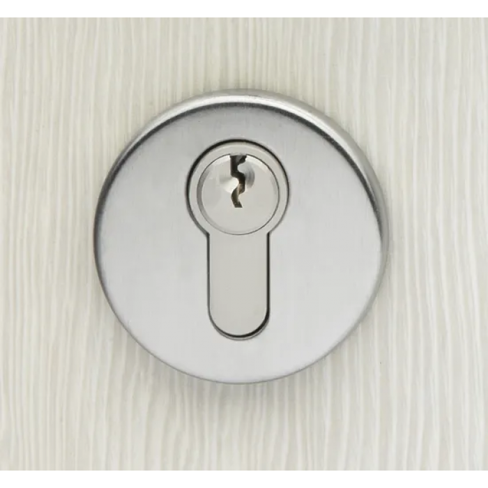 LUX-KH-ANTI SSS, накладка на евроцилиндр, цвет - матовая сталь