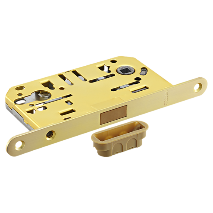 Защелка магнитная под цилиндр, M1885 MSG, цвет - мат. сатинированное  золото