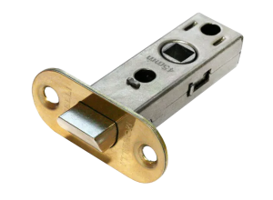 OL6-45 AB, защелка межкомнатная, скругленная планка, цвет - античная бронза