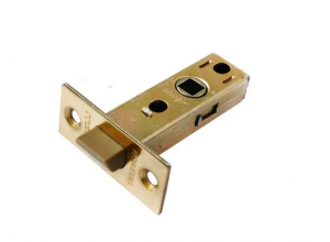 LP6-45 AB, защелка межкомнатная, с пластиковым язычком, цвет - античная бронза