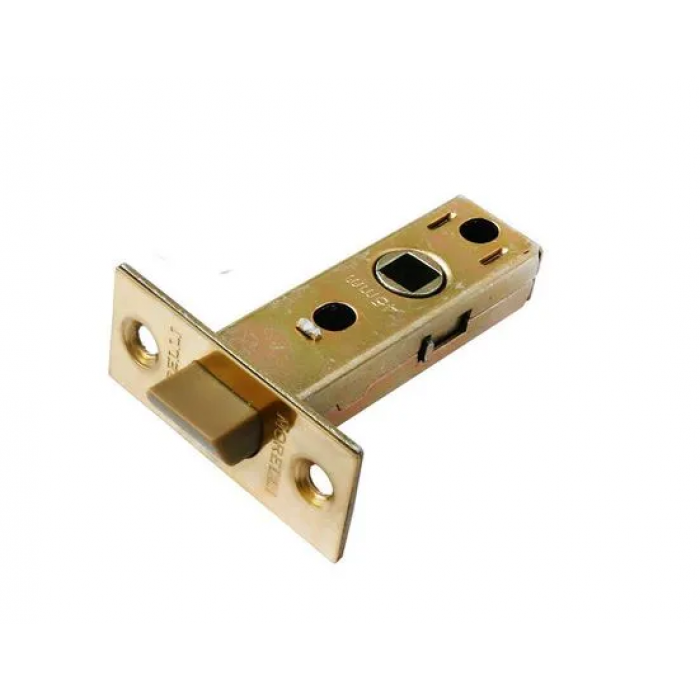 LP6-45 PG, защелка межкомнатная, с пластиковым язычком, цвет - золото