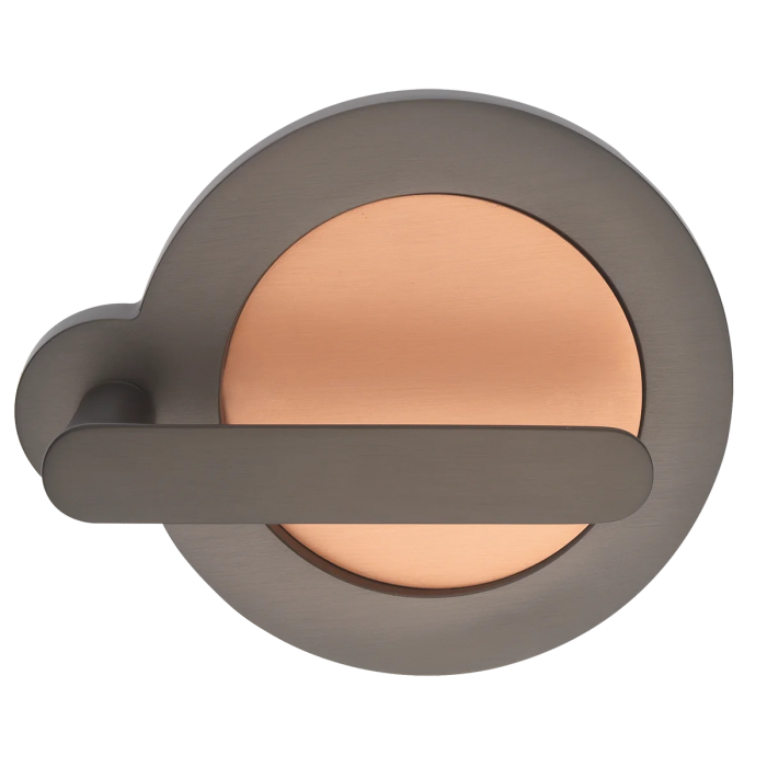 PLANET ANT/RAS, ручка дверная, цвет - антрацит/матовая медь