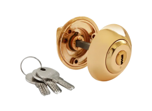 MH-CYL AB, завертка с цилиндром, цвет - античная бронза