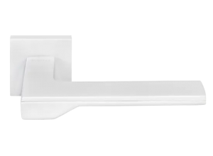 PIERRES, ручка дверная на квадратной накладке MH-49-S6 BL, цвет - черный