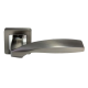 SHELL, ручка дверная на квадратной накладке MH-45 GR/CP-S55, цвет - графит/хром