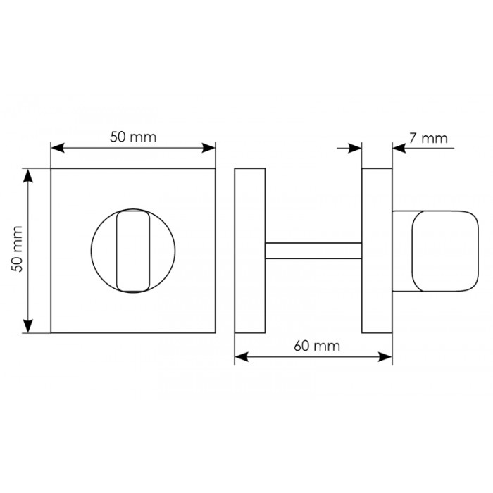 LUX-WC-S5 OTL, завертка сантехническая, цвет - золото