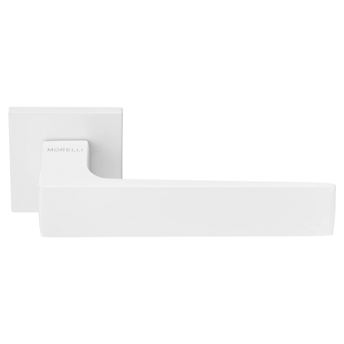 MIRA, ручка дверная на квадратной розетке MH-54-S6 W, цвет - белый