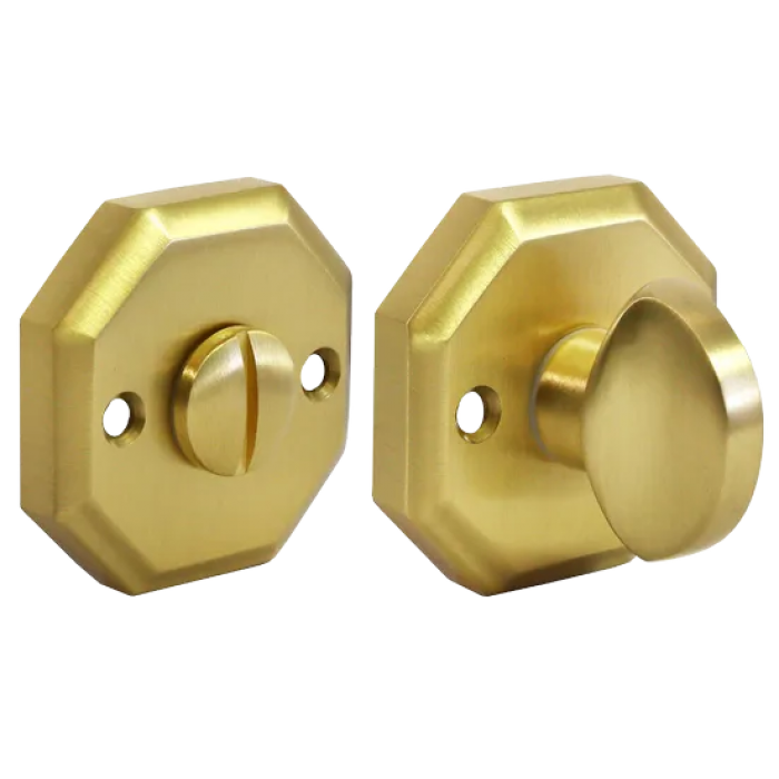 LUX-WC-Y OSA, завертка сантехническая, цвет - матовое золото