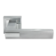 JURA, ручка дверная на квадратной накладке MH-43 SC/CP-S, цвет - мат.хром/хром