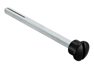 LUX-SPINDLE-WC 110 BIA, четырехгранник 110мм с кнопкой, цвет - белый