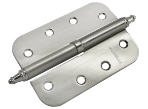 MS-C 100X70X2.5 AB R, петля стальная скругленная правая, цвет - бронза