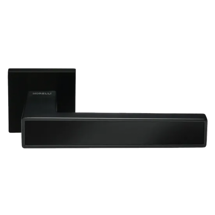 SULLA, ручка дверная, на квадратной накладке MH-48-S6 BL, цвет - черный