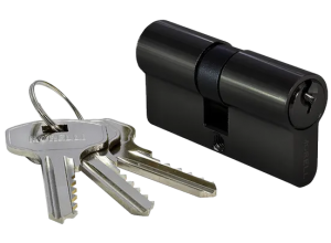 70C BL,  ключевой цилиндр (70мм), цвет черный