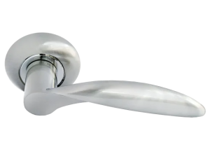 ПОРТАЛ, ручка дверная MH-07 SN, цвет - белый никель