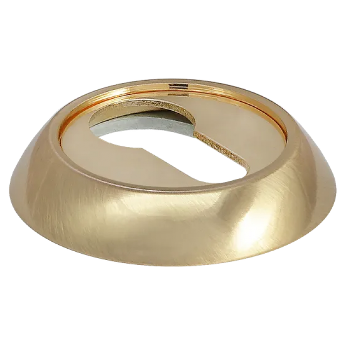 MH-KH SG/GP, накладка на евроцилиндр, цвет - мат.золото/золото