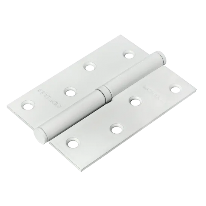 MSD 100X70X2.5 W L, петля стальная левая, цвет - белый