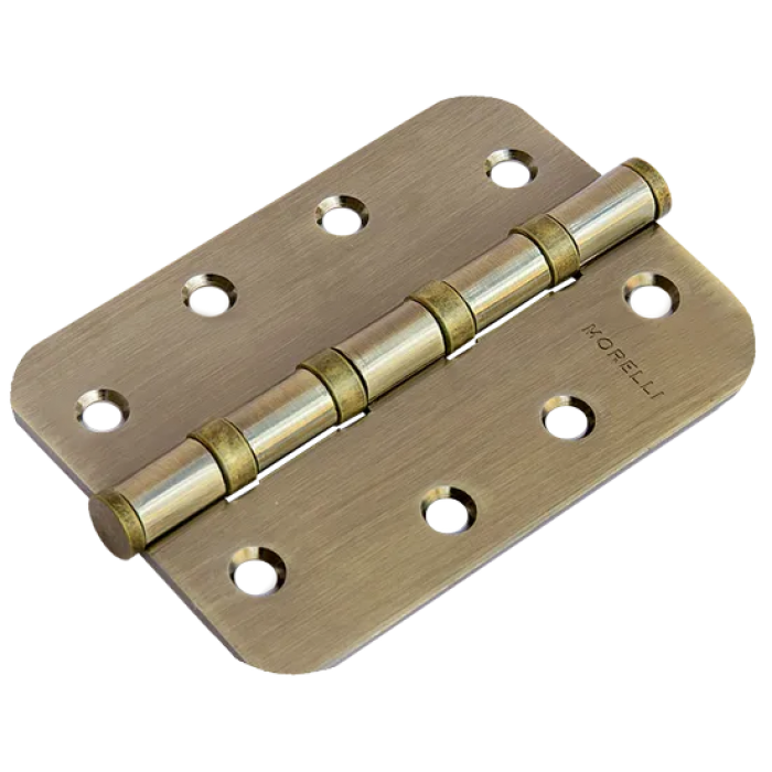 MS-C 100X70X2.5-4BB AB, петля стальная скругленная универсальная, цвет - бронза