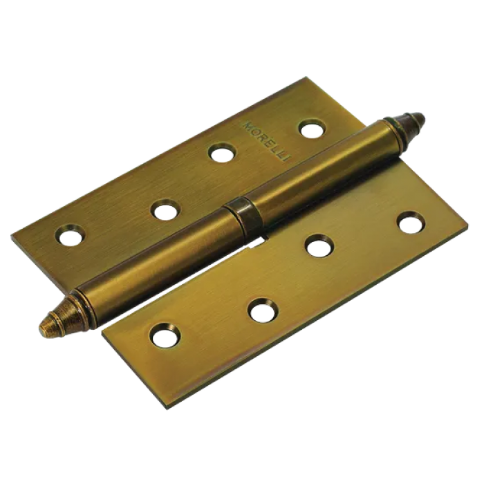 MS 100X70X2.5 L COF, Петля стальная левая,цвет-кофе