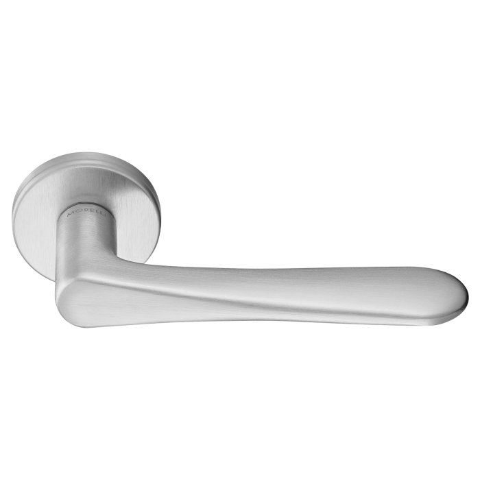 AULA R5 CSA, ручка дверная на розетке 7мм, цвет -  матовый хром